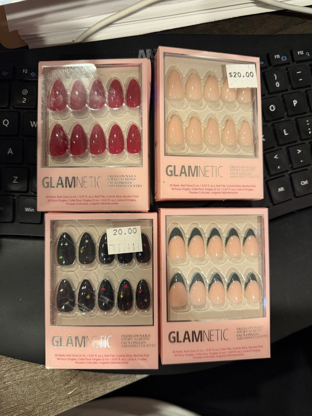 Glamnetic press on nails bundle